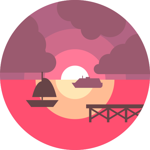 Sea svg vector icon