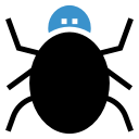 bug, insect, ladybug, virus svg vector icon