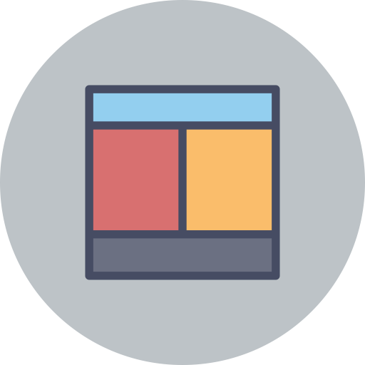 Layout svg vector icon