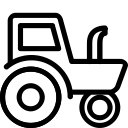 tractor svg vector icon