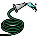 agriculture, garden, hose, tool, water, watering svg vector icon
