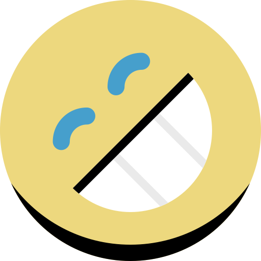 Rofl svg vector icon