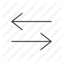 arrows, direction, directions, exchange, left, refresh, right icon