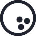 ball, bowling, fun, game, pin, strike svg vector icon