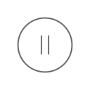 control, pause svg vector icon