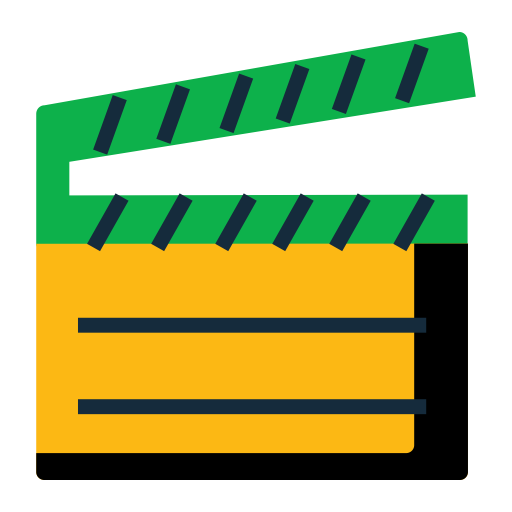 Clapperboards svg vector icon