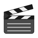 board, clapper, cut, director, making, movie, take svg vector icon