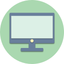 computer, desktop, hardware, internet, mac, monitor, pc svg vector icon