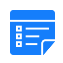 list, note svg vector icon