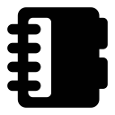 contacts svg vector icon