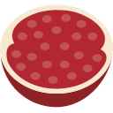 fruit, garnet svg vector icon