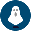 ghost, halloween, shocked svg vector icon