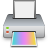modern, printer icon