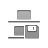 distribute,vertica,bottom,diskette icon