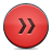 button, fastforward, red icon