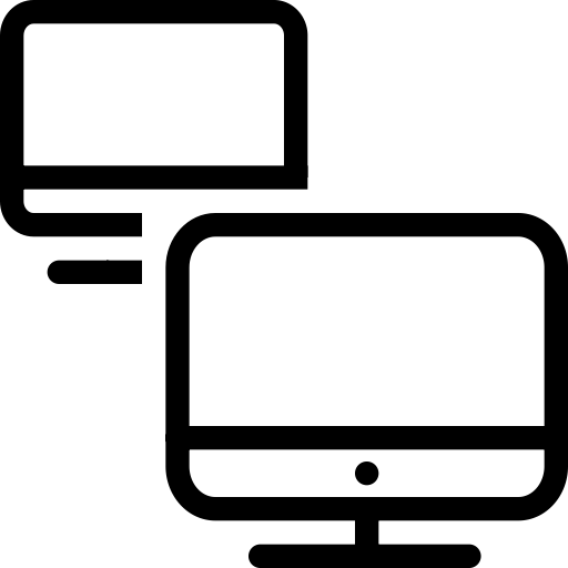 Computer Network Streamline svg vector icon