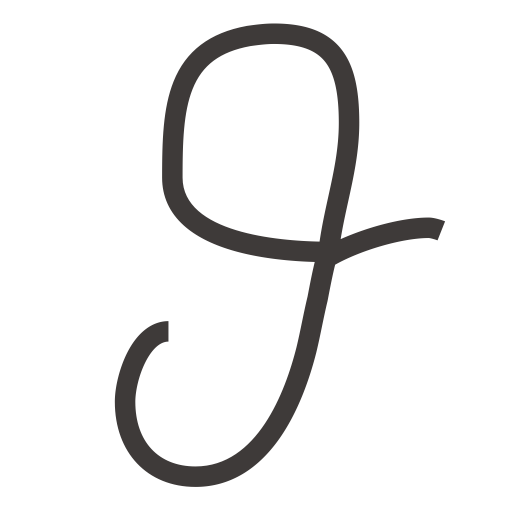 Glide G svg vector icon