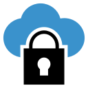 cloud, lock, protect, secure svg vector icon