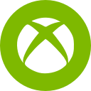 circle, gaming, round , xbox svg vector icon