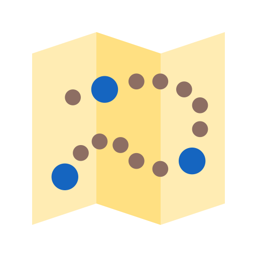 Waypoint Map svg vector icon