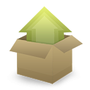 box,upload,ascend,ascending,increase,up,rise icon