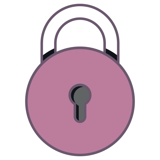 Lock svg vector icon
