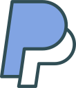 brand, logo, network, paypal, social svg vector icon