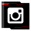 instagram, internet, web svg vector icon