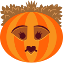 halloween, jack-o-lantern, monster, pumpkin, queen, spooky, witch icon
