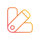 color, colours, palette, pallet, swatch, swatches svg vector icon