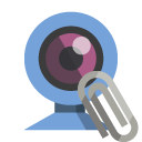 webcam,attachment icon