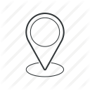 direction, location, navigation, pin, place, pointer icon