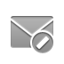 envelope,cancel icon