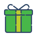 gift, online, shop, shopping svg vector icon