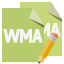 file,format,wma,pencil icon