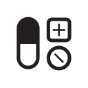capsules, disease, fitness, medical, medicine, pills svg vector icon