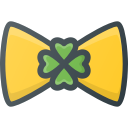 bowtie, patrick, st svg vector icon