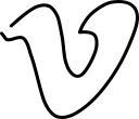 play, video, videos, vimeo, watch svg vector icon