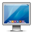 screen,aqua,glossy icon