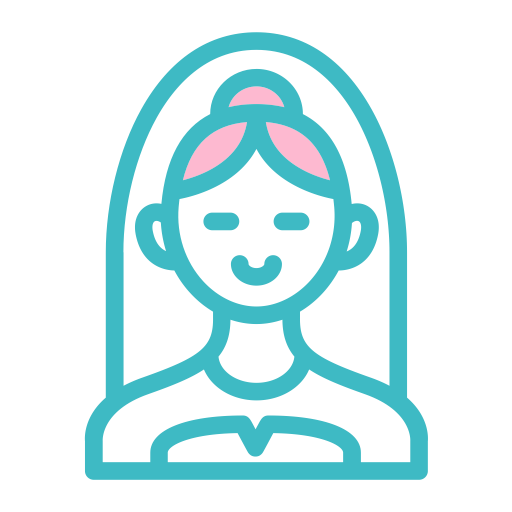 Bride svg vector icon