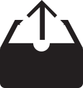 outbox svg vector icon