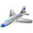 aerial, air, airline, airplane, airport, delivery, flight, fly, flying, front, jet, passengers, plane, public, transportation, travel icon