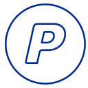 circles, line, neon, payment, payments, paypal, social svg vector icon