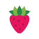 food, fresh, fruit, healthy, vegetarian svg vector icon