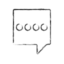 bubble, chat, comment, message, send, sms svg vector icon