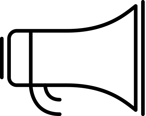 Megaphone svg vector icon