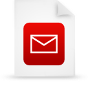 document, file, paper, red icon