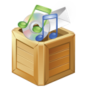 apps, box, music icon
