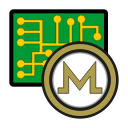 coin, cryptocurrency, currency, digital, exchange, monero, wallet svg vector icon
