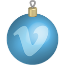 christmas, media, set, social, toys, vimeo icon